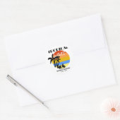 Tropical Waves Summer Beach Sticker (Umschlag)