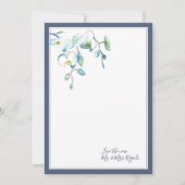 Tropical Wedding Dankeschön Karten (Vorderseite)