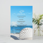 Tropical Wedding Ocean Beach (Stehend Vorderseite)