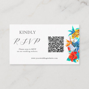 Tropical Wedding QR UAWG Begleitkarte