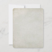 Tropical Wedding Vow Renewal Einladung (Rückseite)