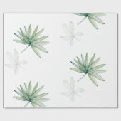 Tropical White Geschenkpapier (Flach)