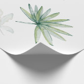 Tropical White Geschenkpapier (Ecke)