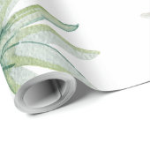 Tropical White Geschenkpapier (Rolleneckpunkt)