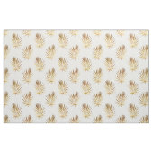 Tropical White Gold Palm Blätter Grüne Stoff (Yard (91,4 cm))