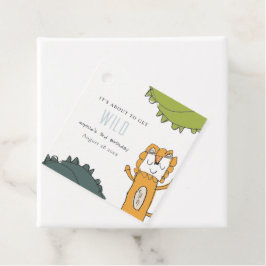 Tropical Wild Jungle Lion Kid Gezeichnet Geburtsta Geschenkanhänger