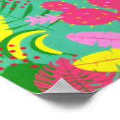 Tropical Wild Jungle Paradise Poster (Ecke)