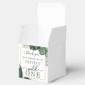 Tropical Wild One First Birthday Party Fevor Box Geschenkschachtel (Geöffnet)