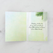 Tropical Window Birthday Karte (Innenseite)