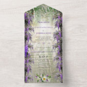 Tropical Wisteria Paradise All In One Einladung (Innen Boden)