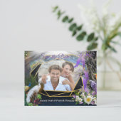 Tropical Wisteria Paradise Ankündigungspostkarte (Stehend Vorderseite)