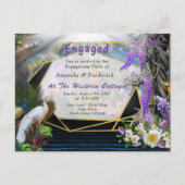 Tropical Wisteria Paradise Einladungspostkarte (Vorderseite)