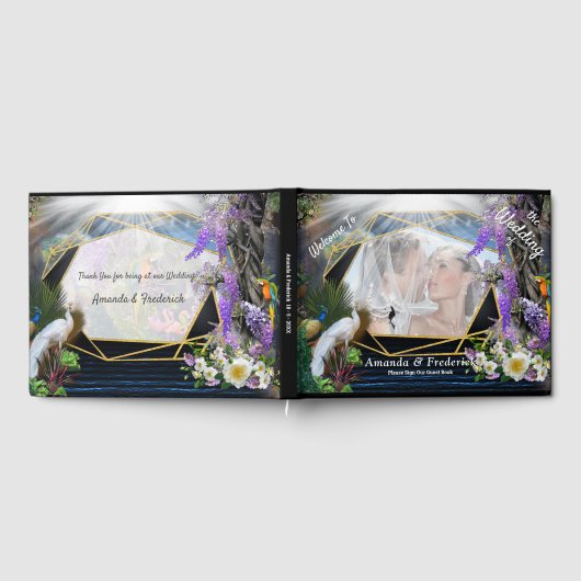 Tropical Wisteria Paradise Gästebuch (Voll)