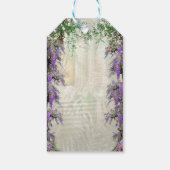 Tropical Wisteria Paradise Geschenkanhänger (Rückseite)