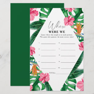 Tropical - Wo waren wir Brautparty