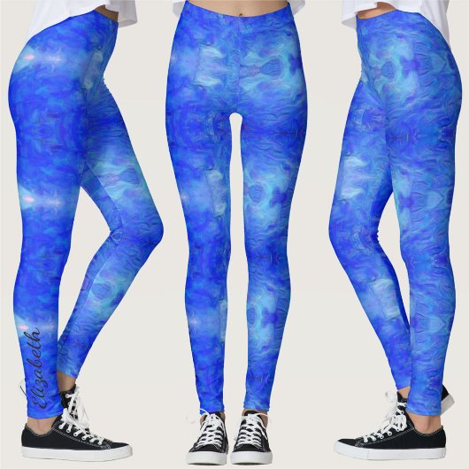 Tropical Yelapa Water Gemustert 0819 Leggings