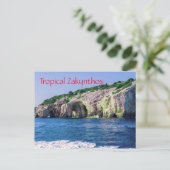 Tropical Zakynthos Postkarte (Stehend Vorderseite)