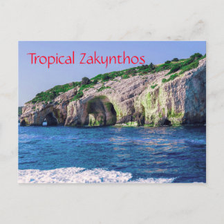 Tropical Zakynthos Postkarte