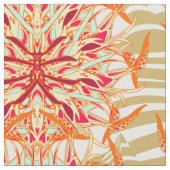 Tropical Zebra Stoff (Nahaufnahme)