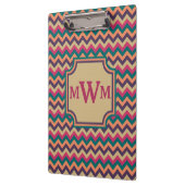 Tropical Zigzag Clipboard Klemmbrett (Links)
