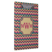 Tropical Zigzag Clipboard Klemmbrett (Rechts)