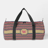 Tropical Zigzag Duffle Bag (Rückseite)