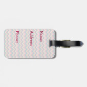 Tropical Zigzag Gepäck Gepäckanhänger (Rückseite horizontal)