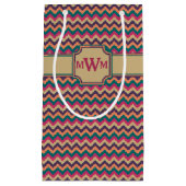 Tropical Zigzag Geschenktasche Kleine Geschenktüte (Vorderseite)