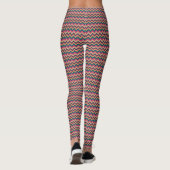 Tropical Zigzag Leggings (Rückseite)