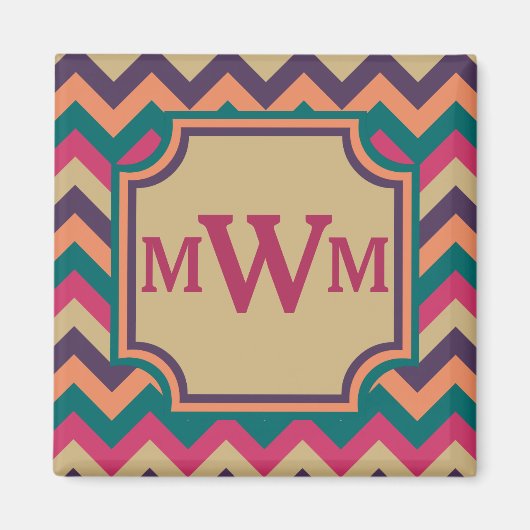 Tropical Zigzag Magnet (Vorne)