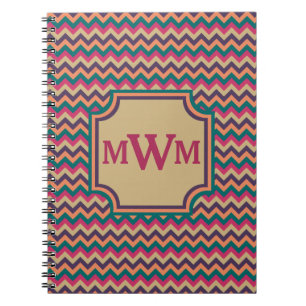 Tropical Zigzag Notebook Notizblock