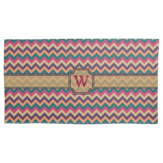 Tropical Zigzag Pillow Case Kissenbezug (Vorderseite)