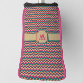 Tropical Zigzag Putter Cover Golf Headcover (Rotieren 90)