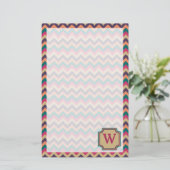 Tropical Zigzag Stationery Briefpapier (Stehend Vorderseite)