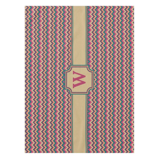 Tropical Zigzag Tablecloth Tischdecke (Vorderseite)