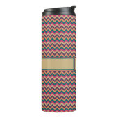 Tropical Zigzag Thermal Tumbler Thermosbecher (Nach links gedreht)