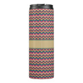 Tropical Zigzag Thermal Tumbler Thermosbecher (Rückseite)