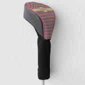Tropical Zigzag Treiberabdeckung Golf Headcover (angewinkelt)