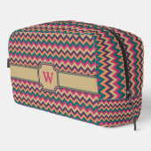 Tropical Zigzag Waschbeutel (Rechte Ecke)