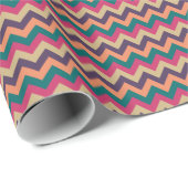 Tropical Zigzag Wrapping Paper Geschenkpapier (Rolleneckpunkt)