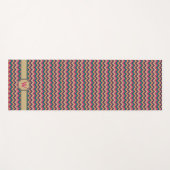 Tropical Zigzag Yoga Mat Yogamatte (Vorderseite (Horizontal))