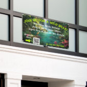 Tropicaler Ferienbibelschulbanner Banner (Äußeres Gebäude)