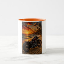 Tropicaler Sonnenuntergang-Bobber-Mosaik-Kunstbech