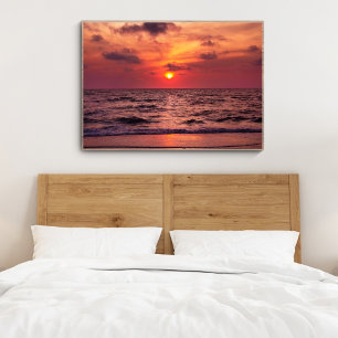 Tropicaler Sonnenuntergang Strand Neapel, Florida  Poster