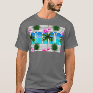 Tropicalseapalmenblättriger Baum Archarchesarcadek T-Shirt