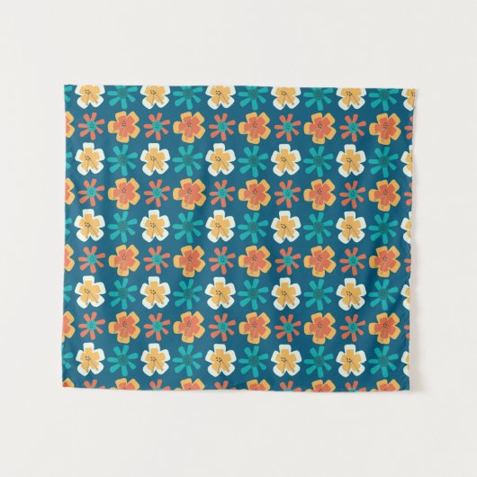 Tropicana Flower Wandteppich (Vorderseite (Horizontal))