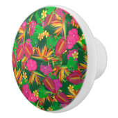Tropicana Garden Tropical Blume Keramikknauf (Rechts)