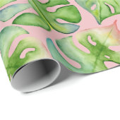 Tropicana Tropicana Blätter Geschenkpapier (Rolleneckpunkt)