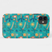 Tropicana Wasserfarbe Case-Mate iPhone Hülle (Rückseite (Horizontal))