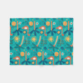 Tropicana Wasserfarbe Fleecedecke (Vorderseite (Horizontal))